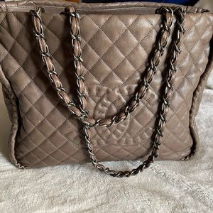 Chanel lambskin tote